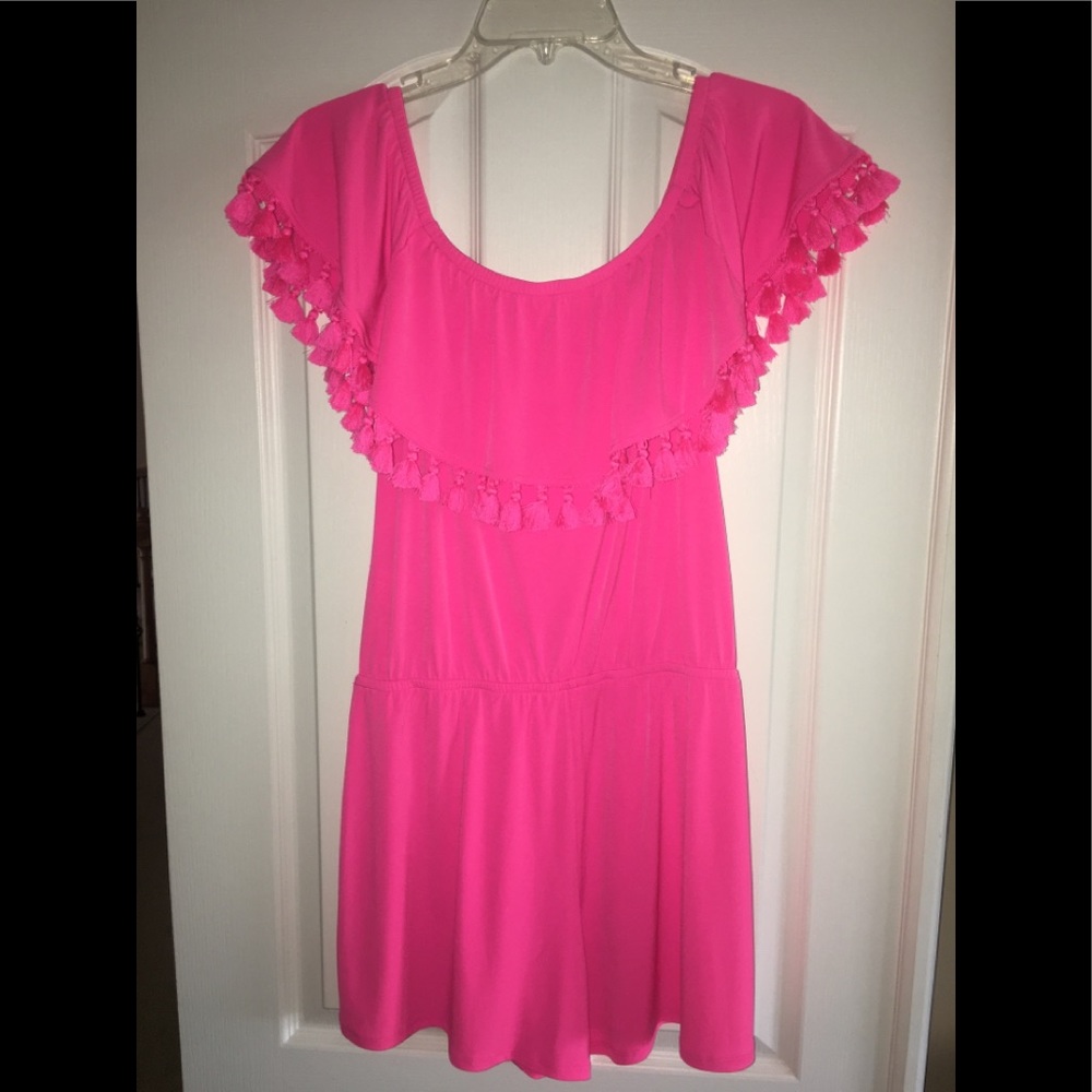 Lilly Pulitzer La Fortuna Off-The-Shoulder Romper
